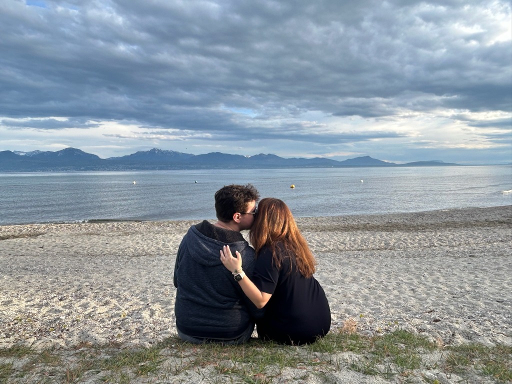 Couple by the sea